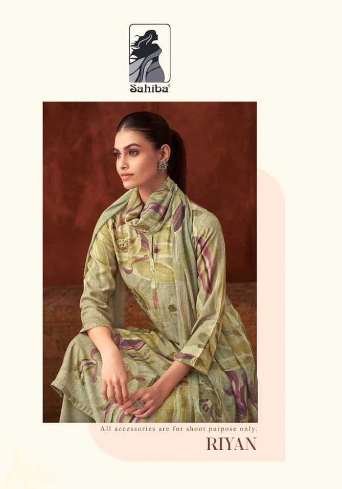 Riyan By Sahiba Staple Twill Digital Printed Dress Material Wholesale Shop In Surat